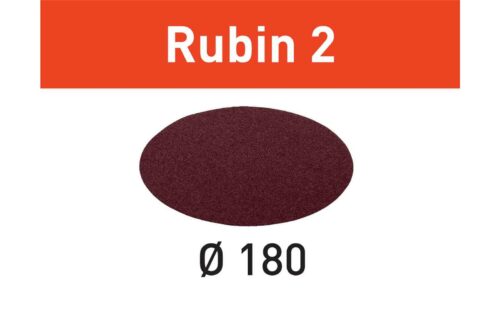 Slippapper STF D180/0 P120 RU2/50 Rubin 2