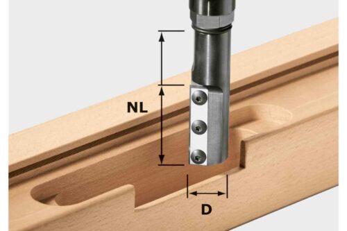 Notfräs med vändskär HW KN D24/50 WP/K