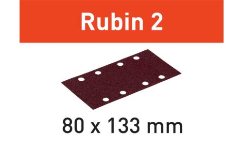 Slippapper STF 80X133 P120 RU2/10 Rubin 2