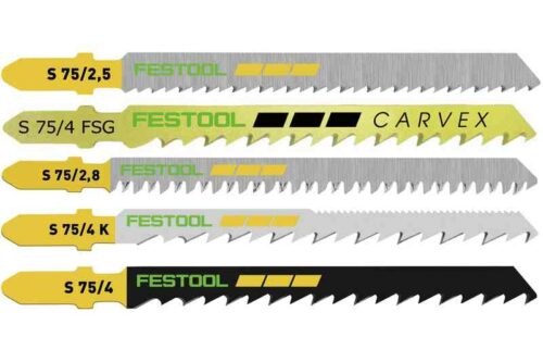 Sticksågsblad i set STS-Sort/25 W