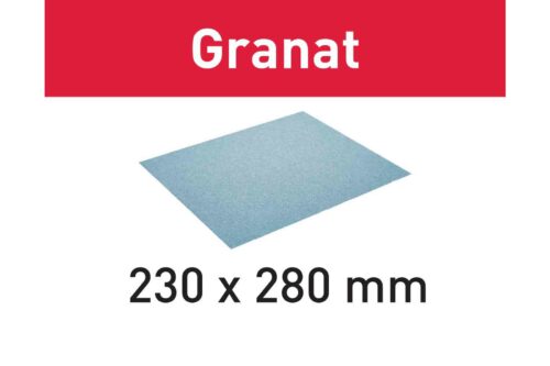 Slippapper 230x280 P240 GR/50 Granat