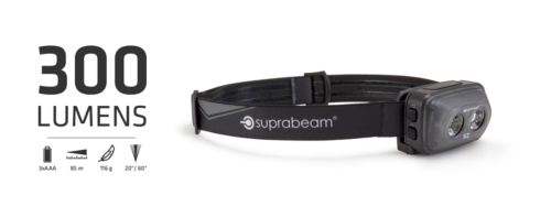 Pannlampa S2 300lm Suprabeam