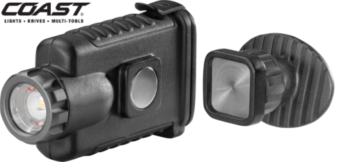 Coast SHL2R 500 lumen - Uppladdningsbar hjälmlampa ( Kask )